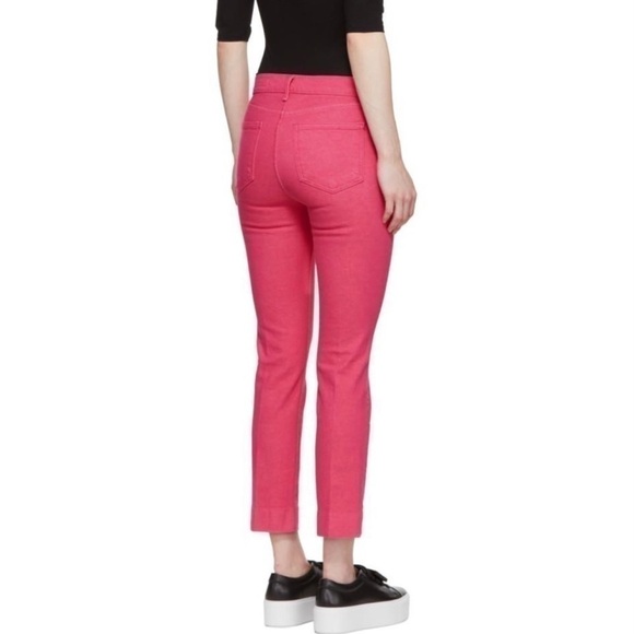 Rag & Bone Pink Ankle Cigarette Jeans Skinny Crop Stretch Denim Size 24 NWT - Picture 3 of 10